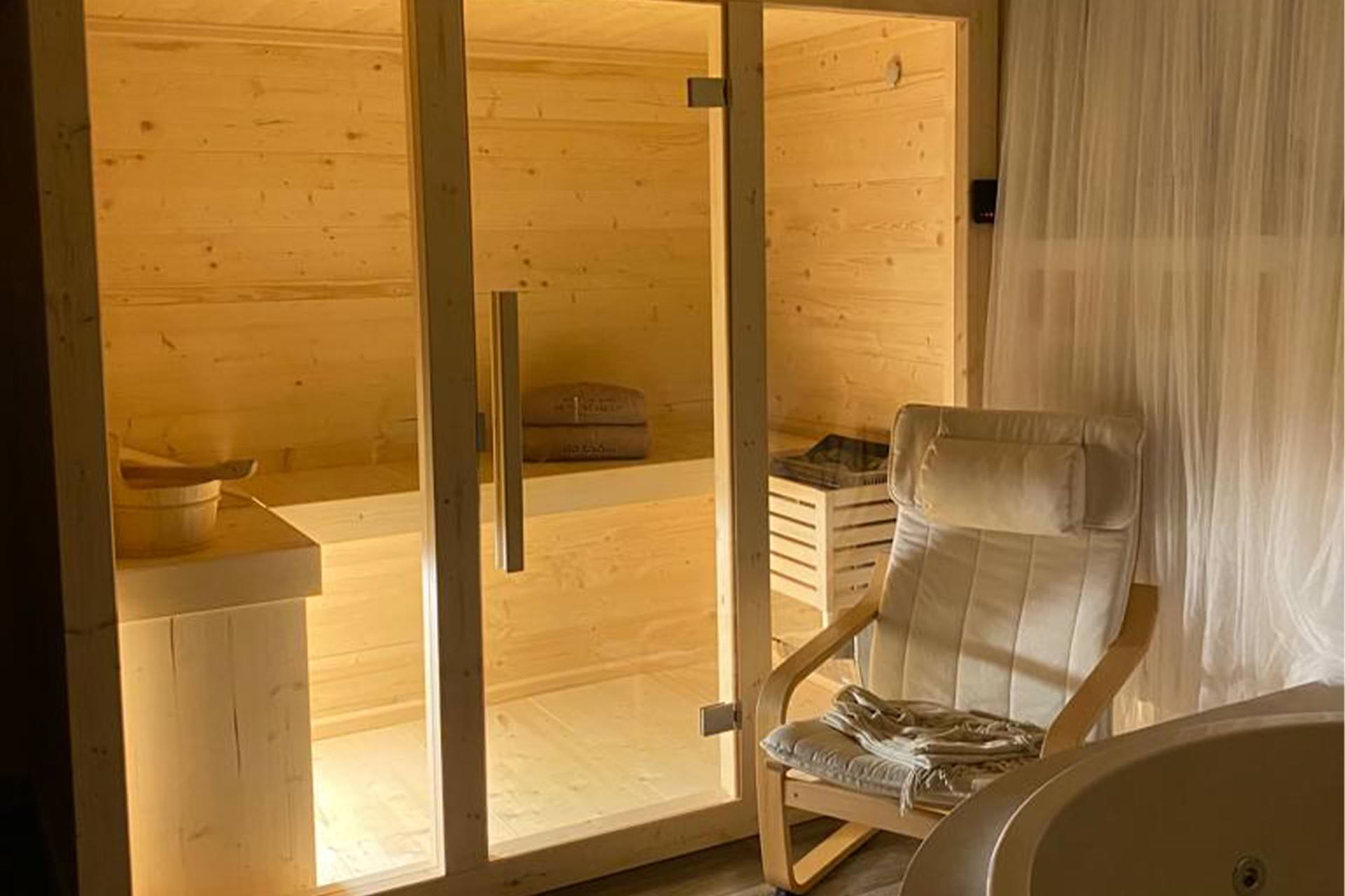 Sauna finlandese da interno, Miia