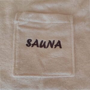 Kilt per sauna in cotone bianco